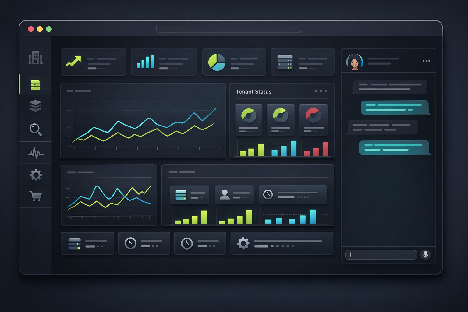 AI assistant dashboard